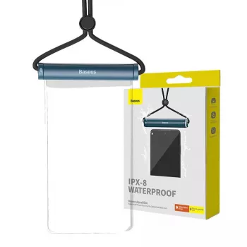 Waterdicht hoesje Baseus AquaGlide cilindrische schuifsluiting — blauw
