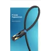 Ethernet-patchkabel Vention Cat.8 S/FTP 1 m zwart RJ-45 goud gecoat