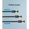 Netwerk-patchkabel Vention Cat.8 S/FTP RJ-45 naar RJ-45 5 m zwart