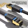 Netwerkkabel Vention Cat.8 SFTP patchkabel RJ-45 8m zwart