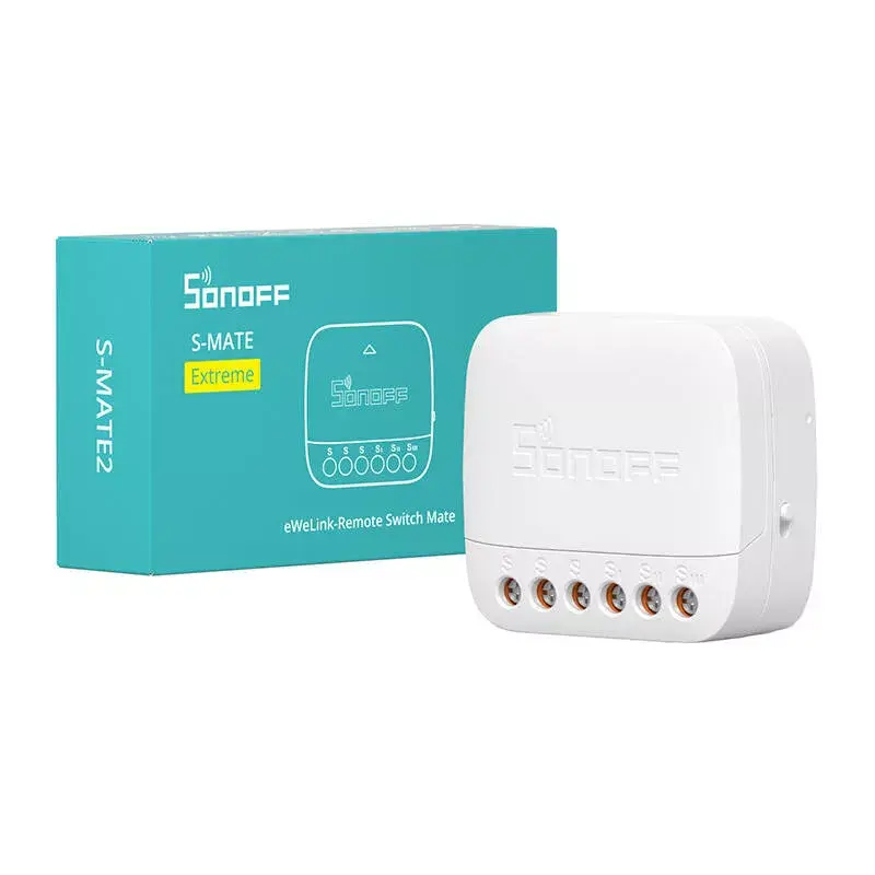 Smart Switch Sonoff S-MATE2 wifi-bediening met toegang op afstand