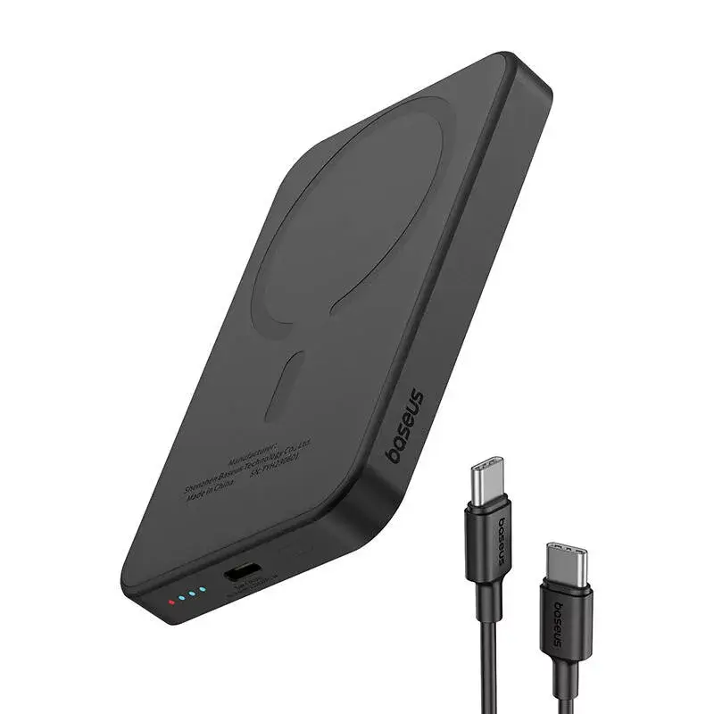 Magnetische mini-powerbank Baseus 5000mAh 20W (zwart)