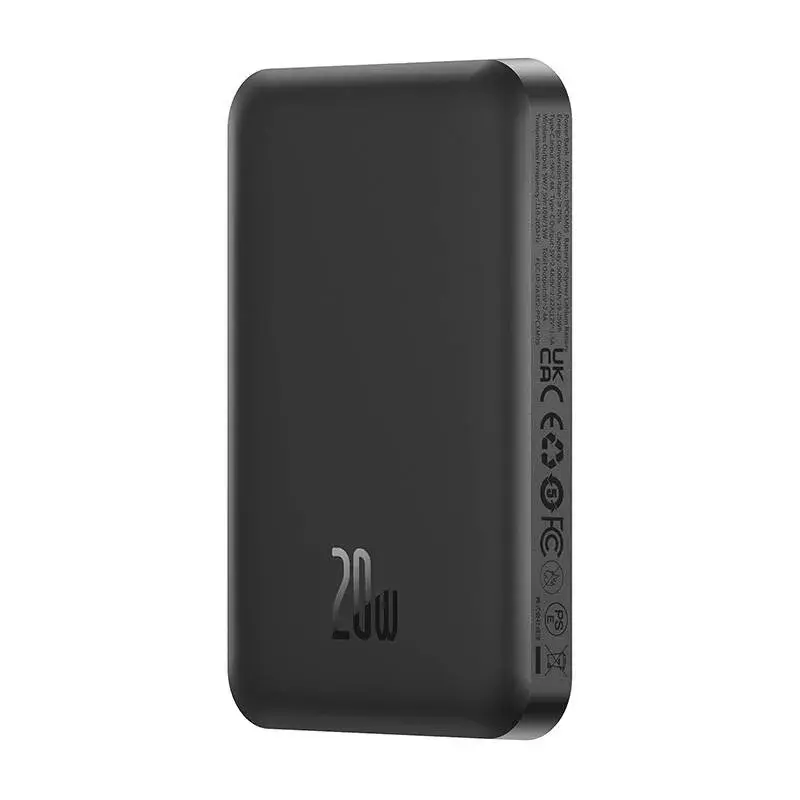 Magnetische mini-powerbank Baseus 5000mAh 20W (zwart)