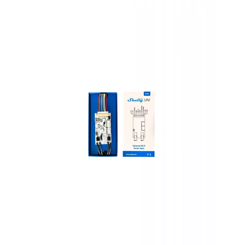 Elektrisch relais Shelly ATSHELLYPUNI Wi-Fi 2,4 GHz 1 W