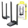 WLAN-adapter Baseus FastJoy 1800 Mbit/s zwart – dualband USB-netwerkadapter