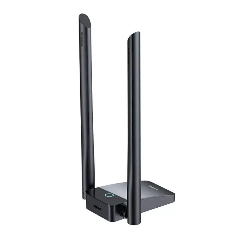 WLAN-adapter Baseus FastJoy 1800 Mbit/s zwart – dualband USB-netwerkadapter