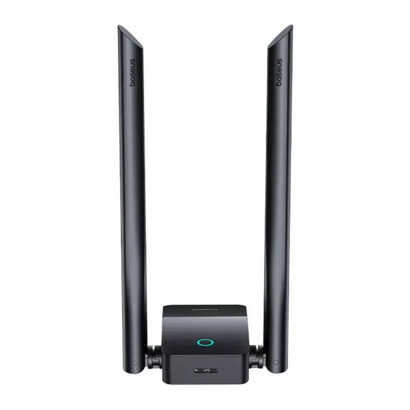 WLAN-adapter Baseus FastJoy 1800 Mbit/s zwart – dualband USB-netwerkadapter