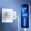 CHOETECH PD8007 GaN USB-C-oplader 45 W, PD3.0, QC3.0, PPS, EU, wit
