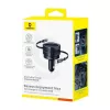 Autolader Baseus Enjoyment Max 60W met geïntegreerde USB-C-kabels, 60W uitgang