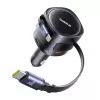 Autolader Baseus Enjoyment Max 90W met USB-C- en USB-A-aansluitingen