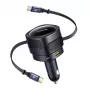 Autolader Baseus Enjoyment Max 90W met USB-C- en USB-A-aansluitingen