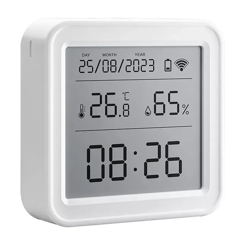 Temperatuur- en vochtigheidssensor Gosund ST17 Zigbee met lcd-display