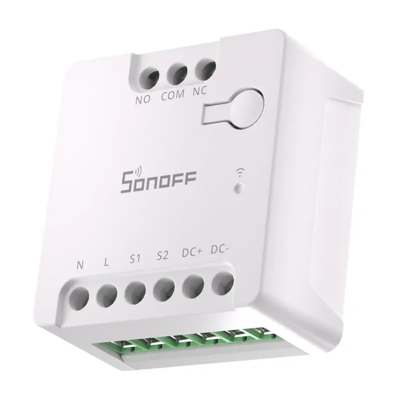 Slimme wlan-schakelaar Sonoff MINI-D AC/DC 12–48V potentialvrij contact