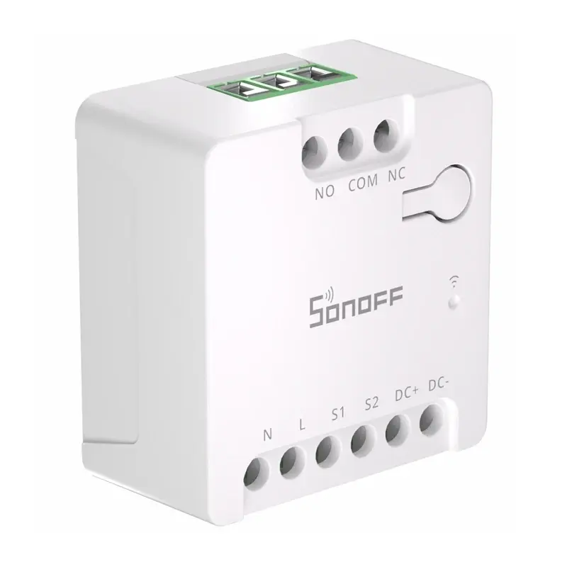 Slimme wlan-schakelaar Sonoff MINI-D AC/DC 12–48V potentialvrij contact