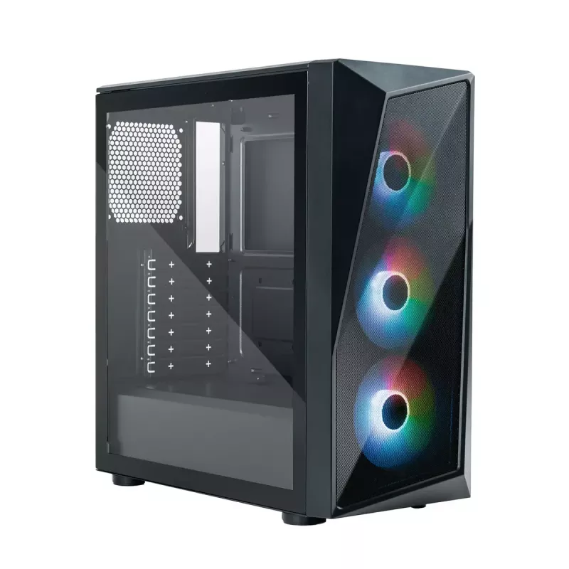 PC-behuizing Cooler Master CMP 520 Midi Tower zwart