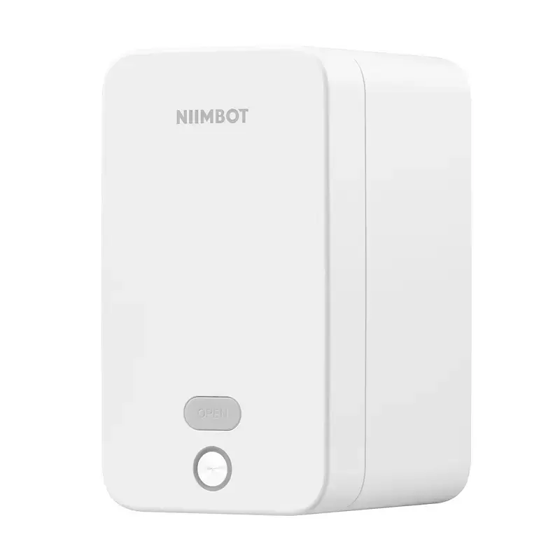 Labelprinter NIIMBOT K2 wit – draagbare Bluetooth-labelprinter, compact ontwerp