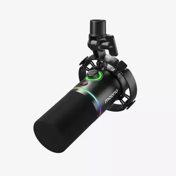 Podcast-microfoon MAONO PD200X zwart — bedraad XLR/USB-C, gevoeligheid -52 dB, 40–16000 Hz