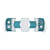 GameSir mobiele controller X3 Pro USB-C met telefoonhouder, blauw