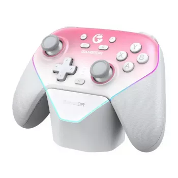 Draadloze controller GameSir SuperNova T4n Pro roze — Bluetooth, ergonomisch handheld-ontwerp