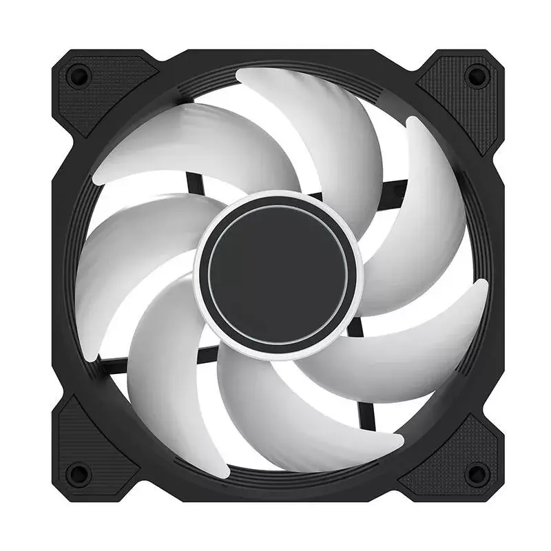Koelventilator Darkflash DR08 (zwart) — behuizing/CPU-ventilator, model DR08 zwart