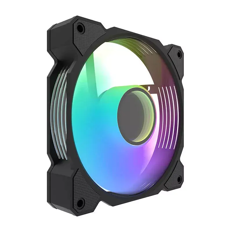 Koelventilator Darkflash DR08 (zwart) — behuizing/CPU-ventilator, model DR08 zwart
