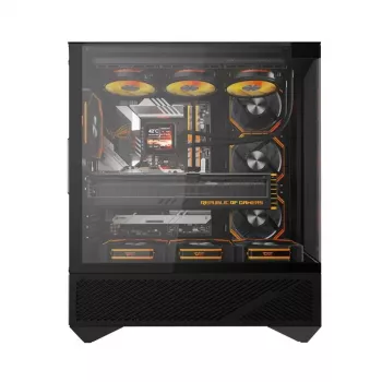 Computerbehuizing Darkflash DY460 ATX zwart