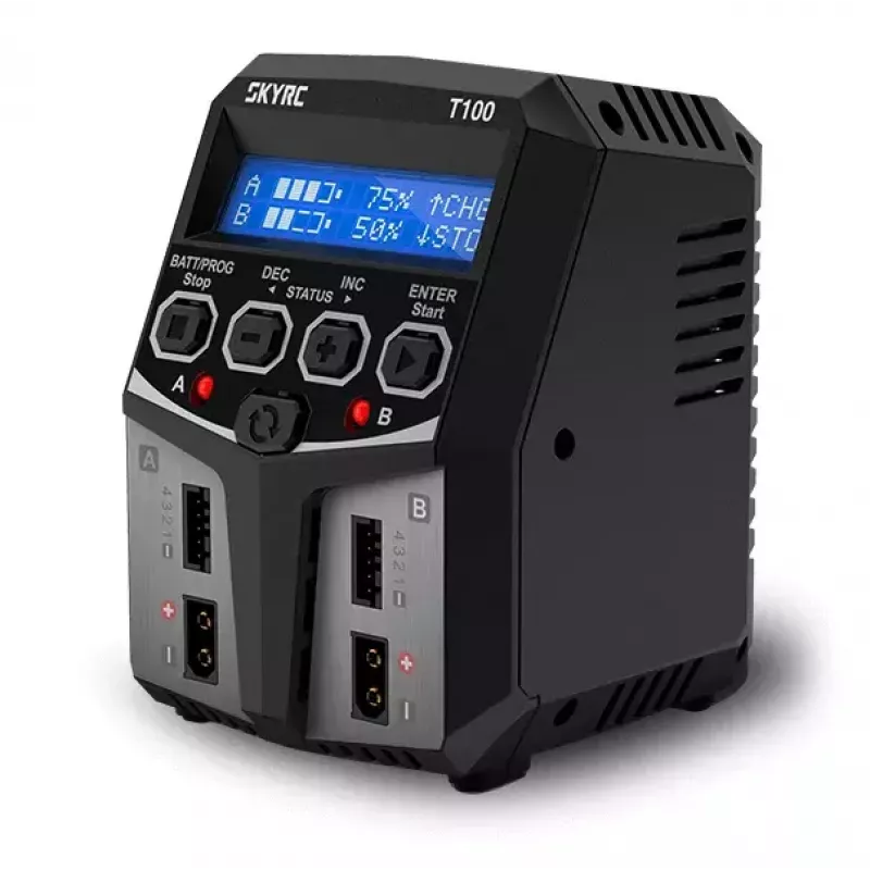 SkyRC T100 batterijlader AC, 5A laadstroom