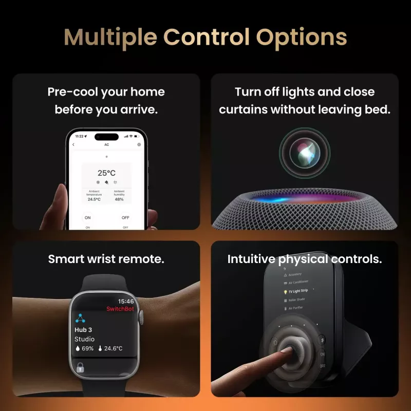 SwitchBot Hub 3 smart-home-zender draadloos wandgemonteerd IR Wireless W7202100