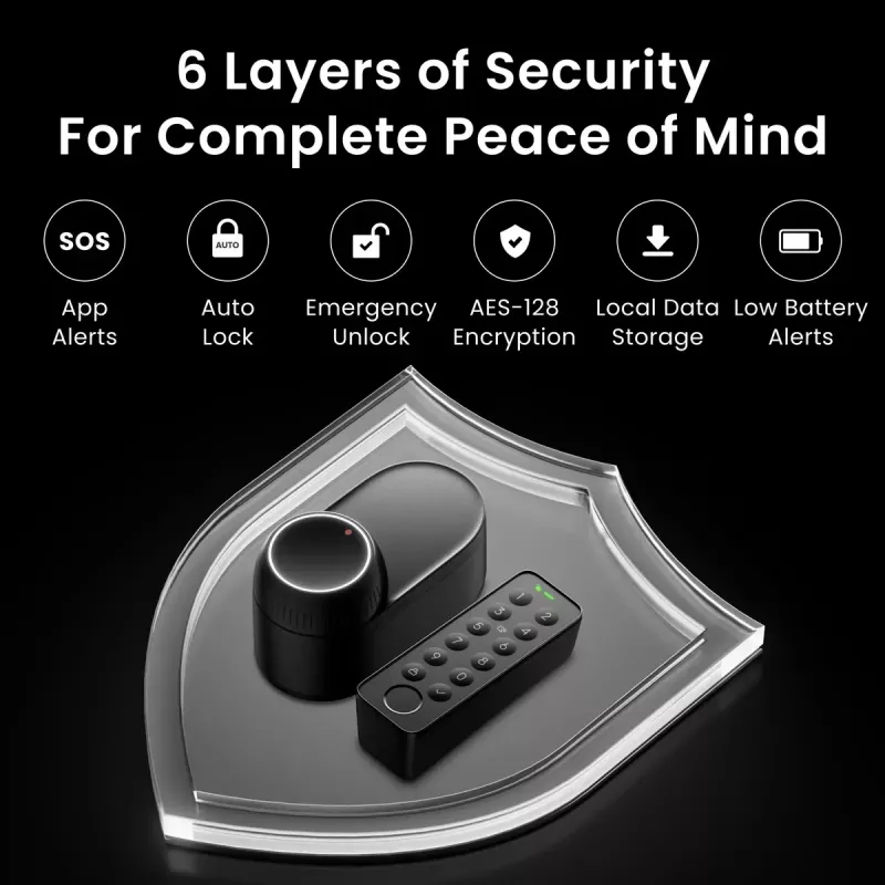 Smart Lock SwitchBot W5600000 met externe toegang en beveiligingsfuncties