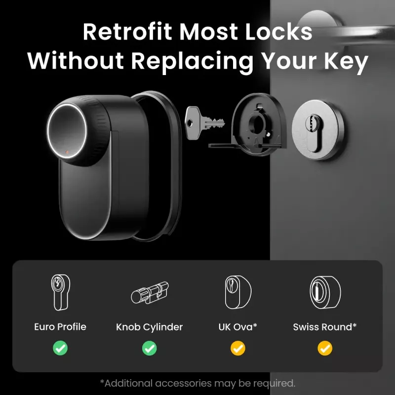 Smart Lock SwitchBot W5600000 met externe toegang en beveiligingsfuncties