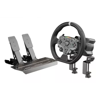 Moza Racing R3 bundel voor XBOX & PC, stuurwiel + pedalen, PC, Xbox One, Xbox Series S, Xbox Series X, home-knop, 360°, direct drive, verstelbaar