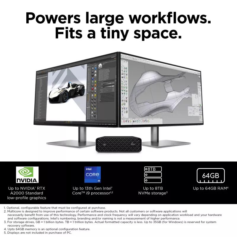 HP Z2 Mini G9 dual Type-A SuperSpeed USB 10Gbps poort interfacekaarten/-adapters