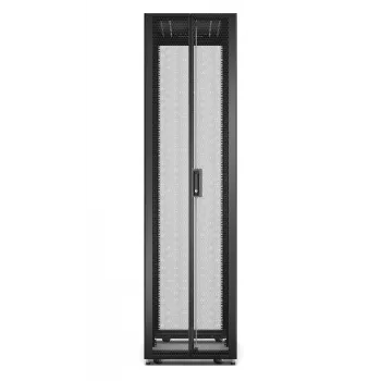APC Easy Rack, 48U, zwart, met dak, wielen, voeten, 4 beugels en bodem, zonder zijwanden, 2258H x 600B x 1000T mm