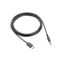 Kabel Poly HP Poly Voyager Surround 80/85 UC 3,5-mm-audio-adapterkabel, zwart