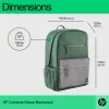 Lifestyle-rugzak HP Campus groen Backpack groen grijs polyester