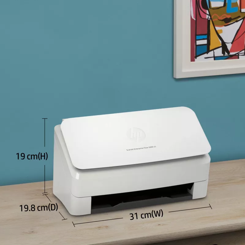 HP Scanjet Enterprise Flow 5000 s5 documentinvoerscanner 600 x 600 DPI A4 wit