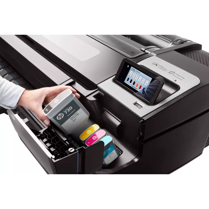 HP Designjet T1700 44-inch printer, thermische inkjet, 2400 x 1200 DPI, HP-GL/2, TIFF, JPEG, CALS G4, URF, cyaan, fotozwart, matzwart, magenta, geel, 2400 x 1200 DPI, 116 pagina's per uur