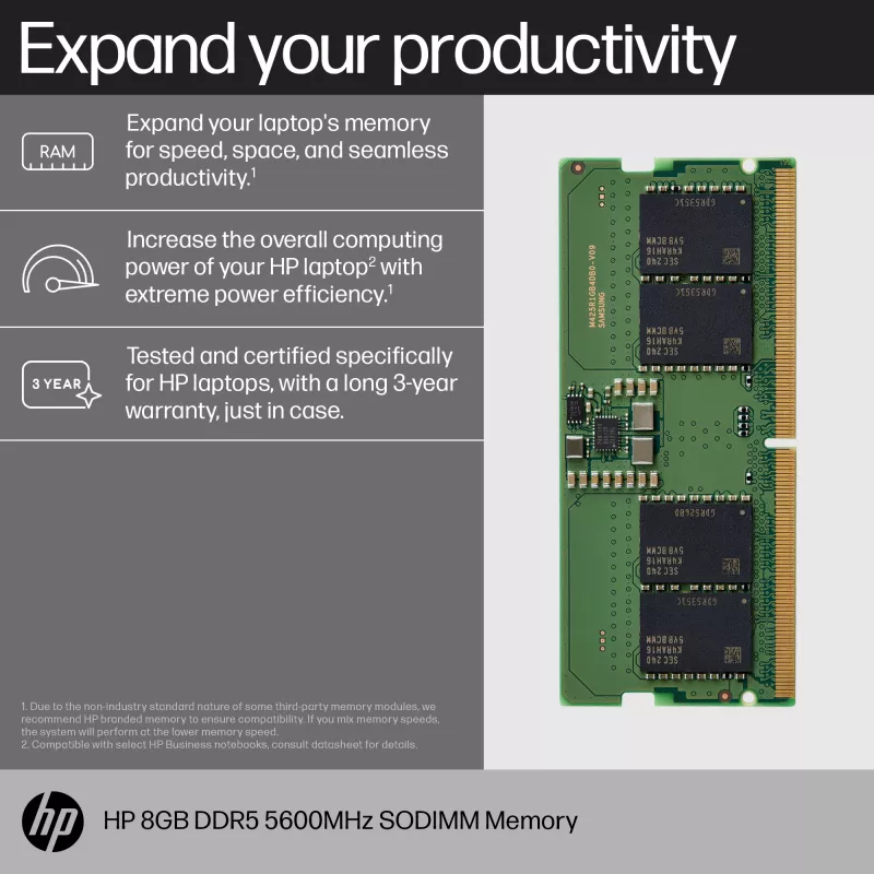 Geheugenmodule HP 83P90AA DDR5 8 GB 5600 MHz