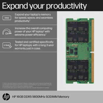HP DDR5 - module - 16 GB - SO DIMM 262-PIN - 5600 MHz / PC5-44800