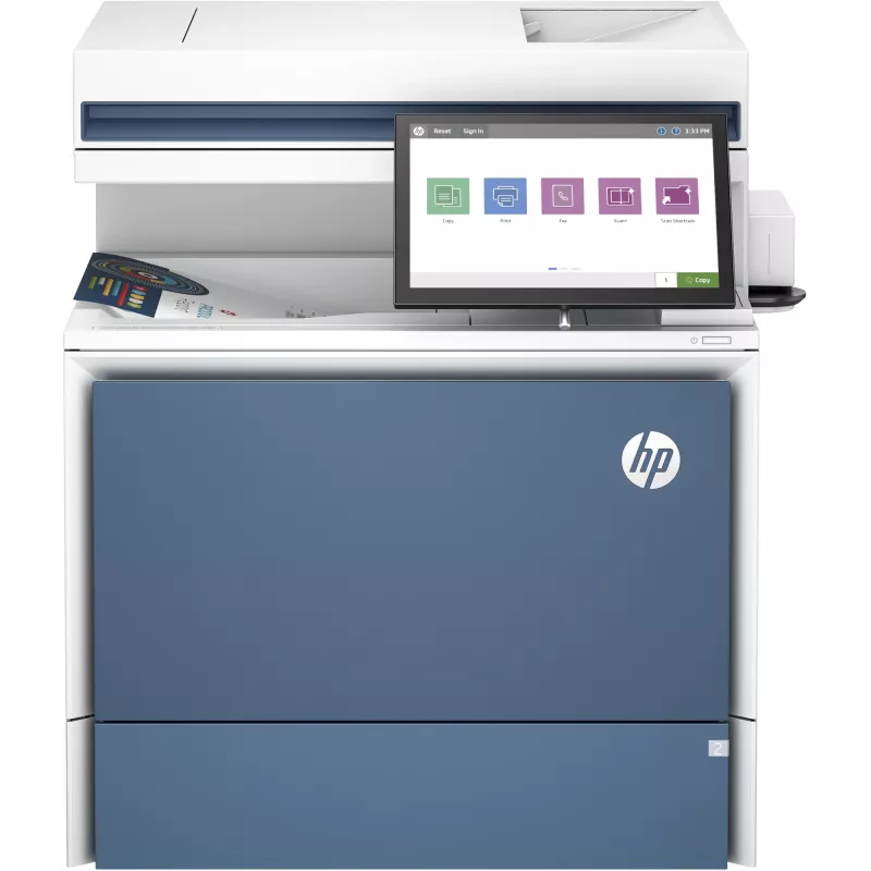 HP Color LaserJet Enterprise Flow MFP 5800zf printer, laser, kleurendruk, 1200 x 1200 DPI, A4, direct printen, wit
