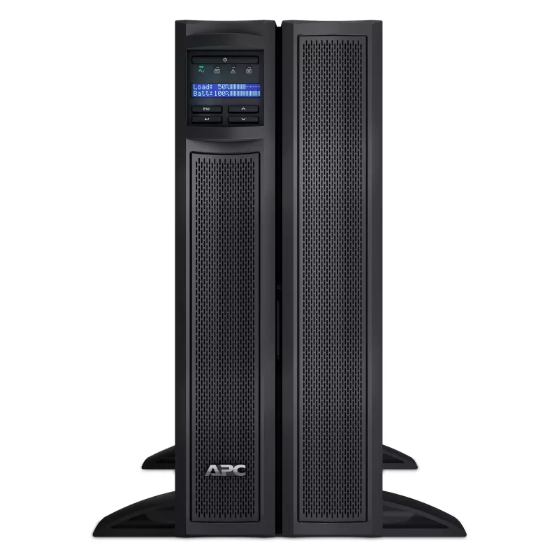 APC Smart-UPS X SMX3000HV - 3000VA, 8x C13 + 2x C19 uitgang, USB, uitbreidbare overbruggingstijd, korte bouwdiepte