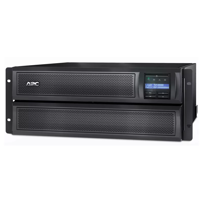 APC Smart-UPS X SMX3000HV - 3000VA, 8x C13 + 2x C19 uitgang, USB, uitbreidbare overbruggingstijd, korte bouwdiepte