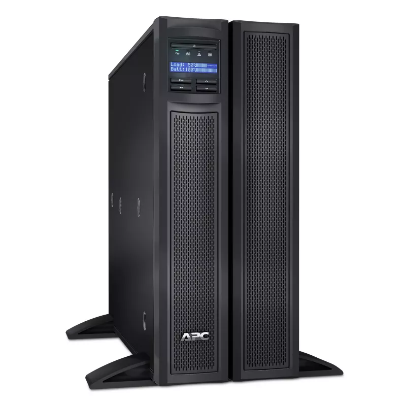 APC Smart-UPS X SMX3000HV - 3000VA, 8x C13 + 2x C19 uitgang, USB, uitbreidbare overbruggingstijd, korte bouwdiepte