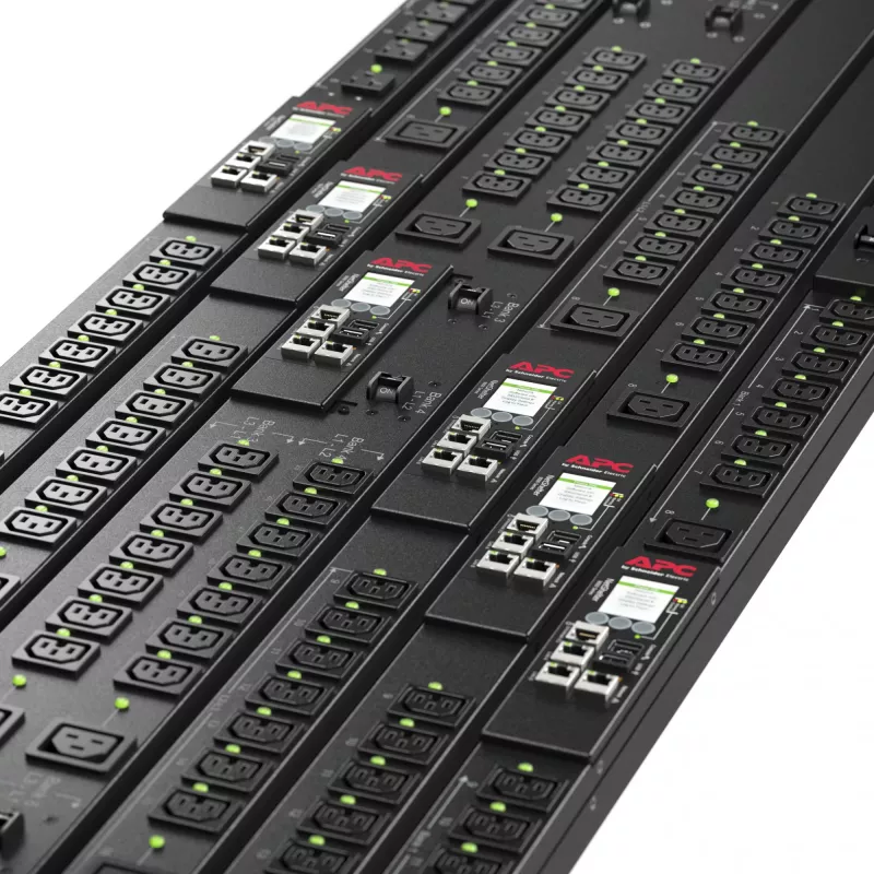 APC APDU9959EU3 stroomverdeleenheid (PDU) 24 AC-uitgangen 0U Zwart