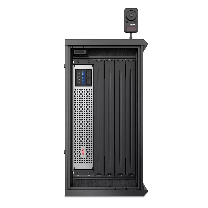 APC NetShelter 6U low-profile wandmontage rackbehuizing 230V serverdiepte