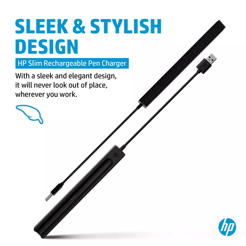 HP oplader voor oplaadbare Slim Pen (4X491AA), USB-A