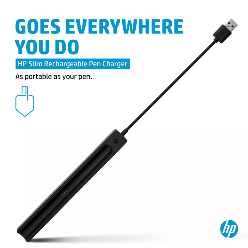 HP oplader voor oplaadbare Slim Pen (4X491AA), USB-A