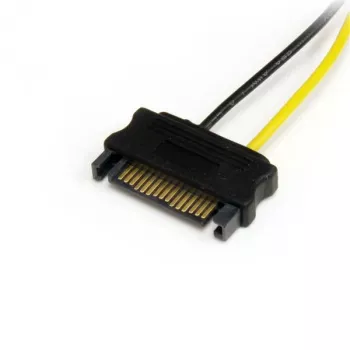 StarTech.com 6 inch SATA-stroom naar 6-pins PCI Express grafische-kaart stroomkabeladapter