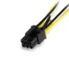 StarTech.com 6 inch SATA-stroom naar 6-pins PCI Express grafische-kaart stroomkabeladapter