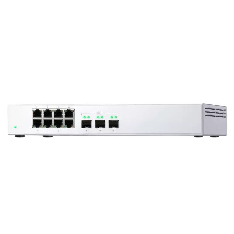 QNAP QSW-308S netwerkswitch unmanaged Gigabit Ethernet (10/100/1000) wit